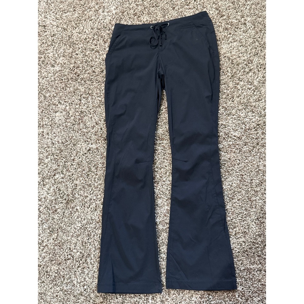 Columbia Omni-Shield Hiking Pants Womens 8 Black Outdoor Water Repellent Stretch